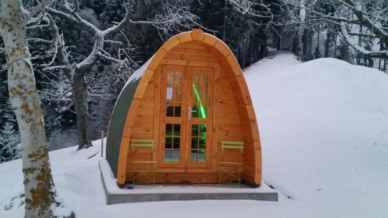 Camping Pod-Deluxe 240cm x 480cm inkl.100mm Isolierung, Campinghaus